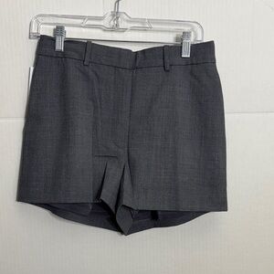 Aritzia Babaton Heather Grey Tailored Dress Shorts Agency Mini Short - 9362